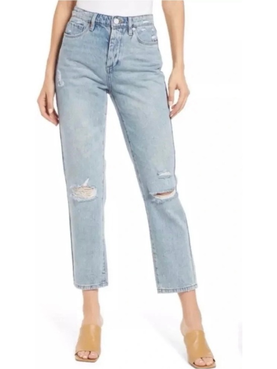 Blank NYC Denim - NWT‎ BLANK NYC The Madison High Rise Crop Button Fly Denim Jeans Sz. 30